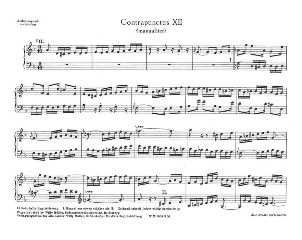Die Kunst der Fuge BWV 1080